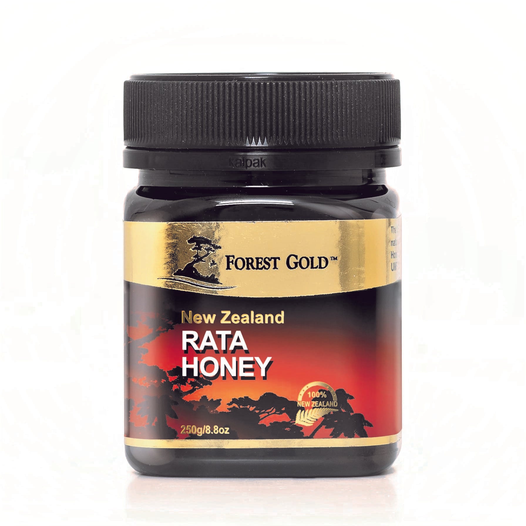 Forest Gold Rata Certified NZ Honey-250g Honey Organichub   