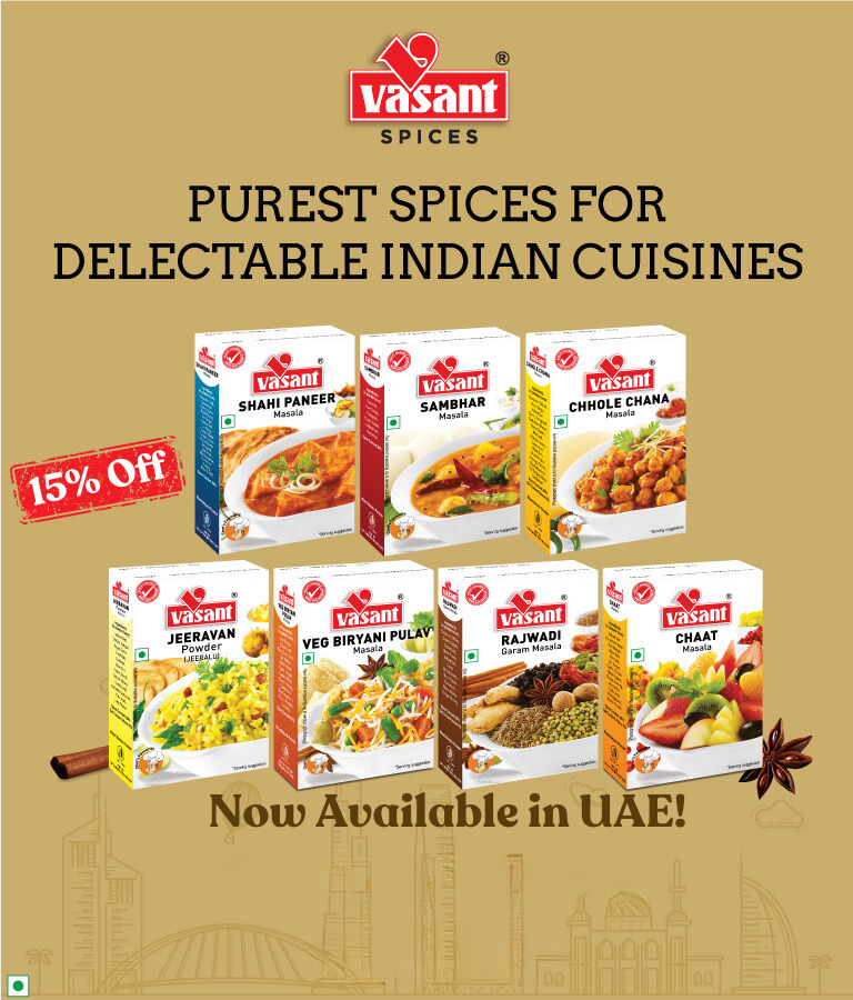 Vasant Masala Desktop Banner