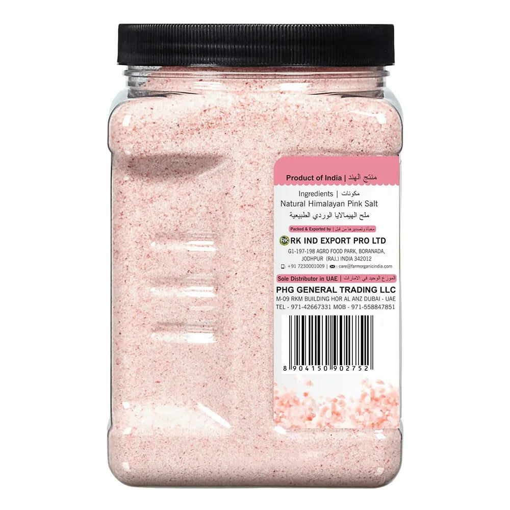 Farm Organic Natural Himalayan Pink Salt Powder - 500g salt Organichub   