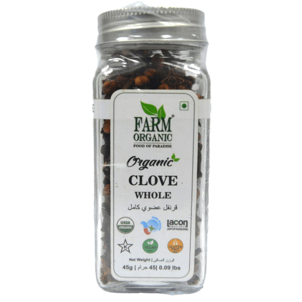 Farm Organic Gluten Free Clove Whole - 45g Clovewhole Organichub