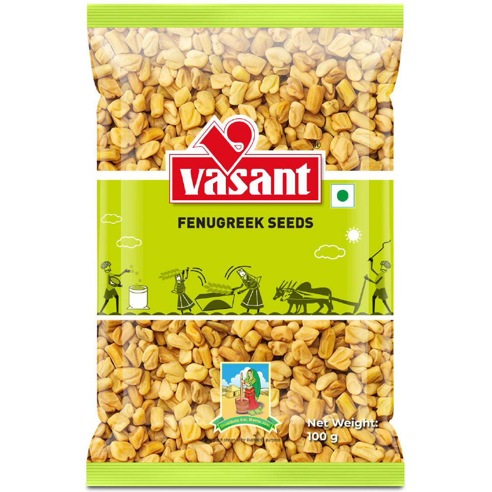 Vasant Pure Fenugreek Seeds 100g seeds Organichub   