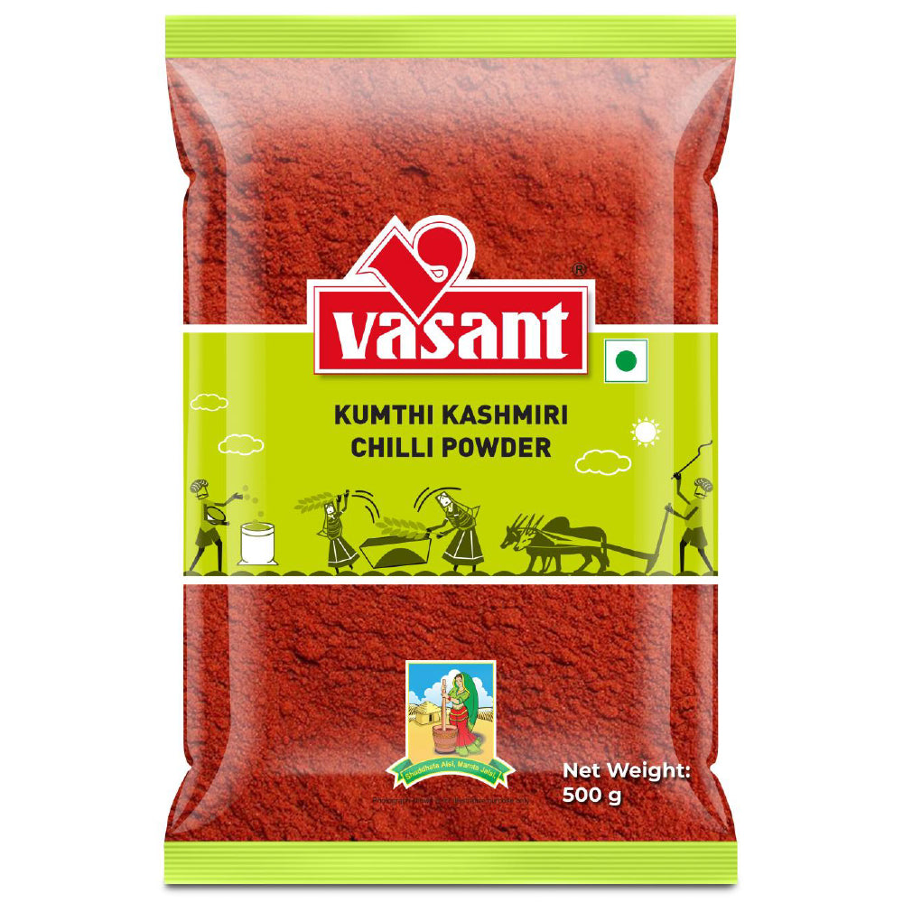Vasant Pure Kumthi Kashmiri Chilli Powder 500g chilli Powder Organichub   