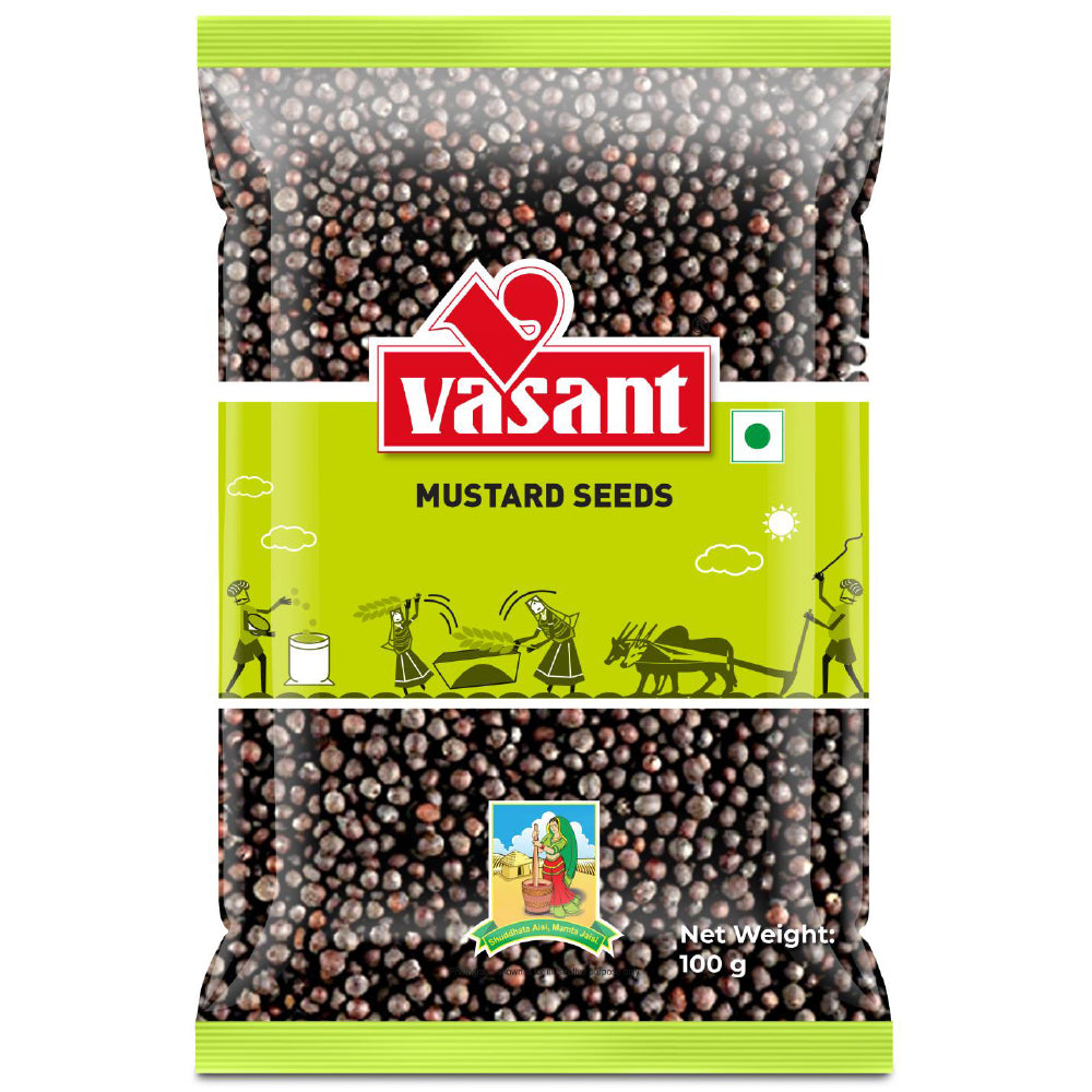 Vasant Pure Mustard Seeds 100g seeds Organichub   