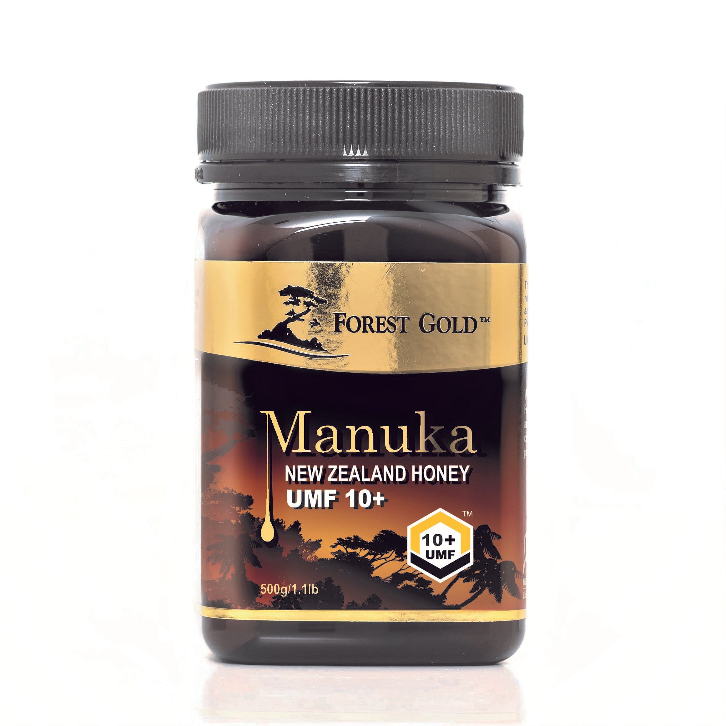 Forest Gold Manuka UMF 10+ Certified NZ Honey- 500g Manuka Honey Organichub   