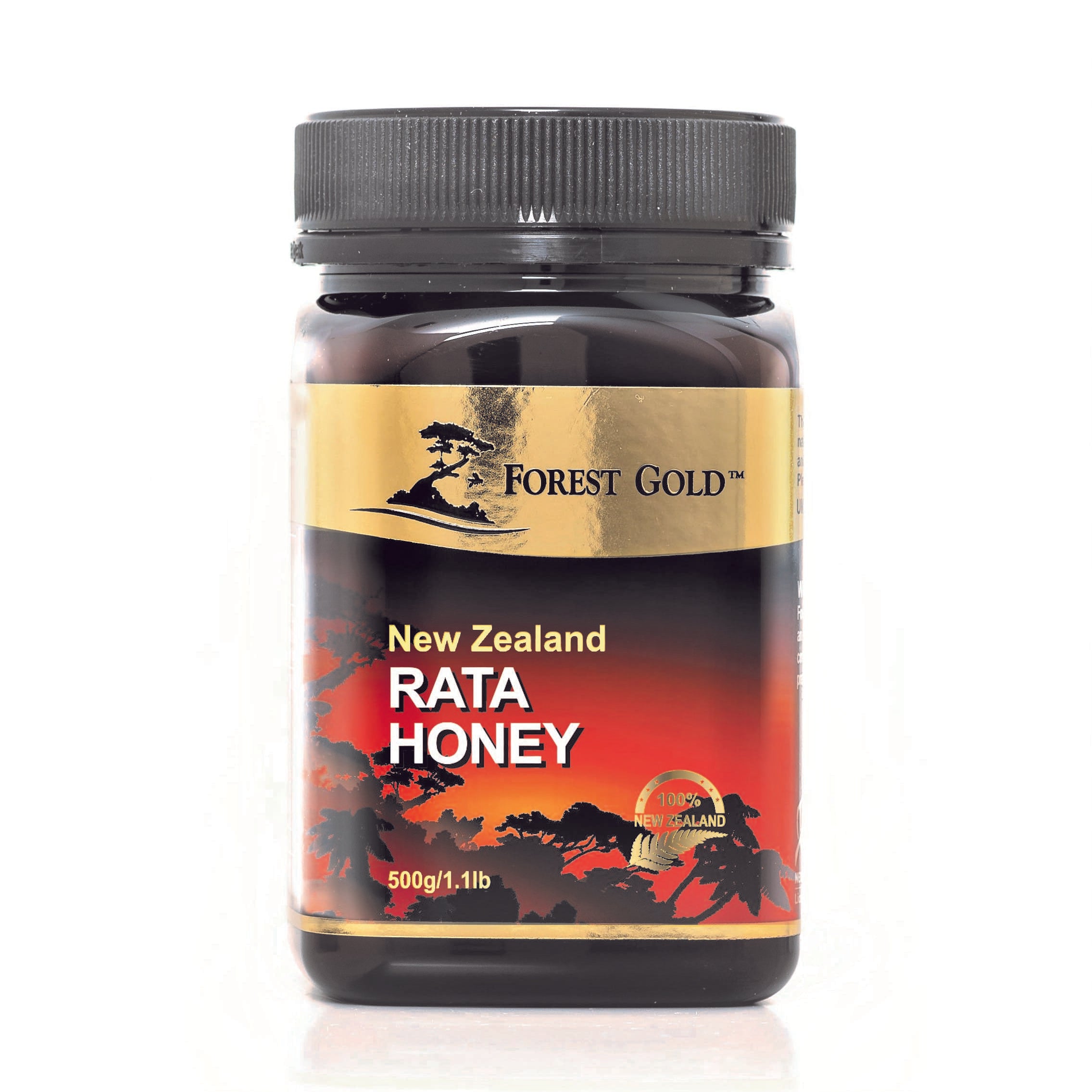 Forest Gold Rata Certified NZ Honey-500g Honey Organichub   