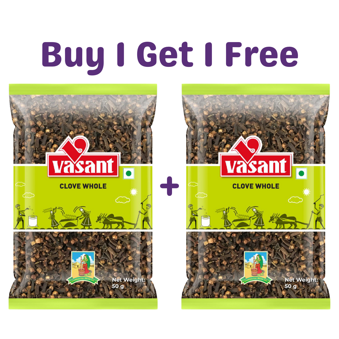 Vasant Pure Clove Whole 50g (Buy 1 Get 1 Free) Clove Whole Organichub