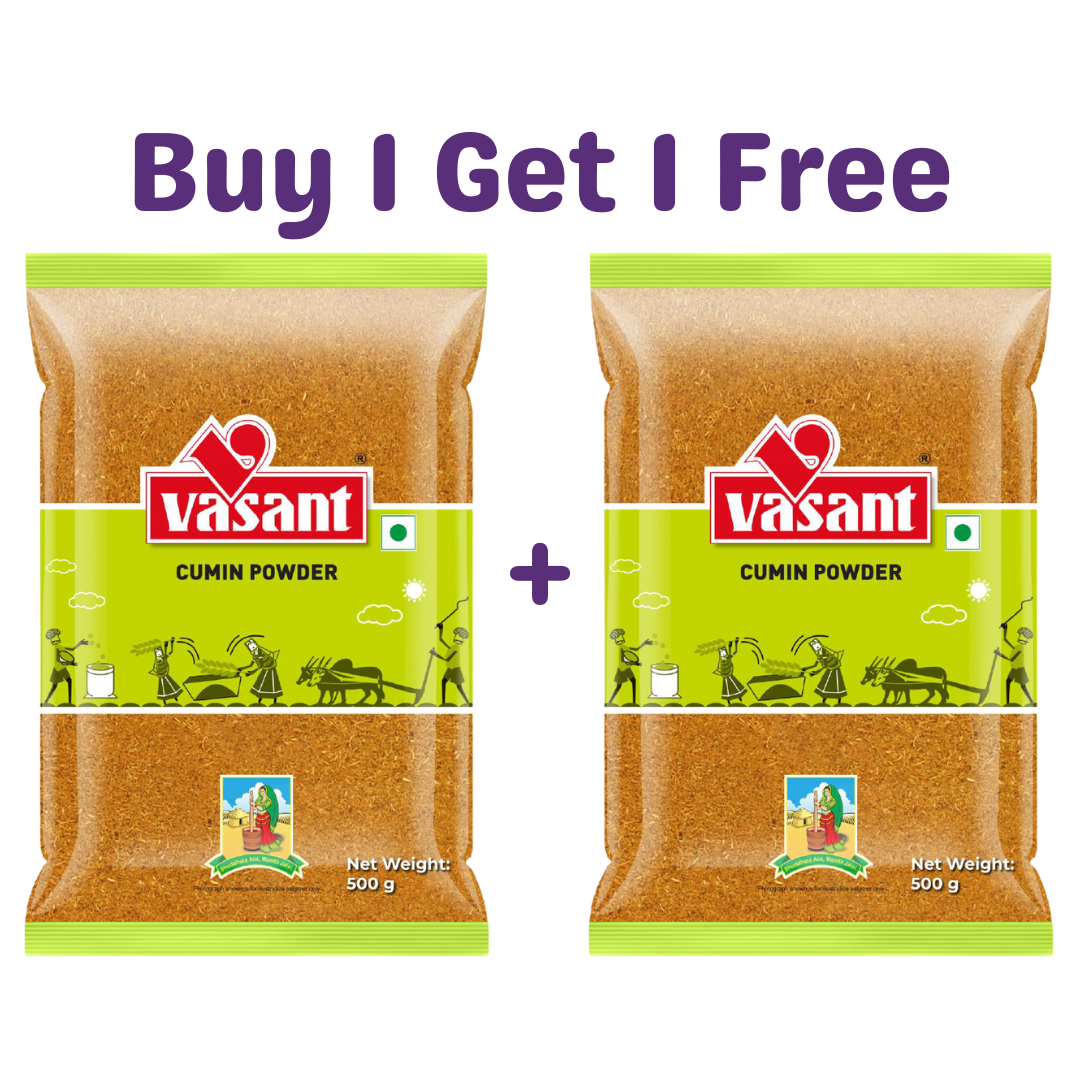 Vasant Pure Cumin Powder 500g (Buy 1 Get 1 Free) Cumin Powder Organichub