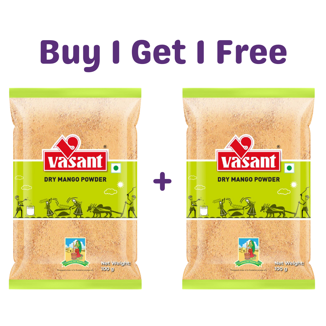 Vasant Pure Mango (Amchur) Powder 100g (Buy 1 Get 1 Free) Powder Organichub