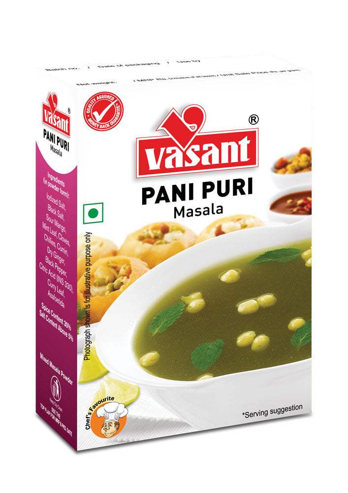 Vasant Pani Puri Masala 50g  Organichub   