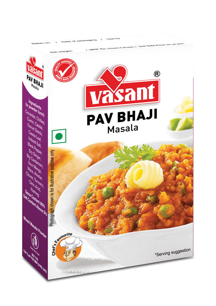 Vasant Pav Bhaji Masala 100g  Organichub   