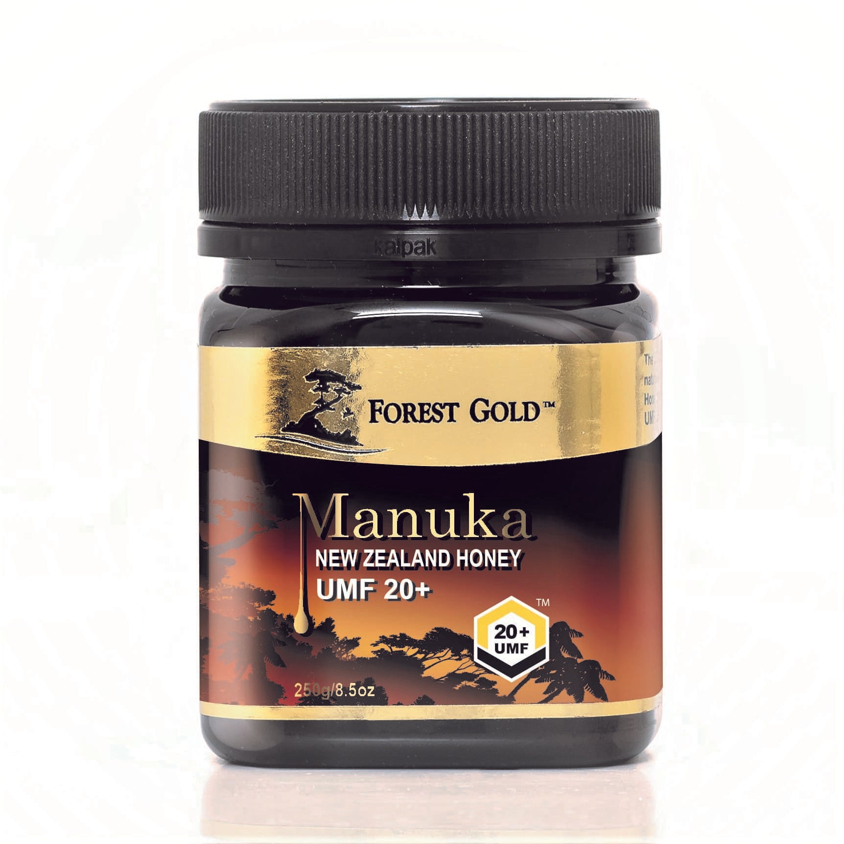Forest Gold Manuka UMF 20+ Certified NZ Honey- 250G Honey Organichub   