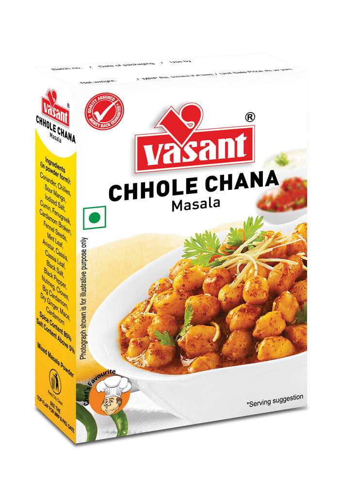 Vasant Chana Chhole Masala 50g  Organichub   