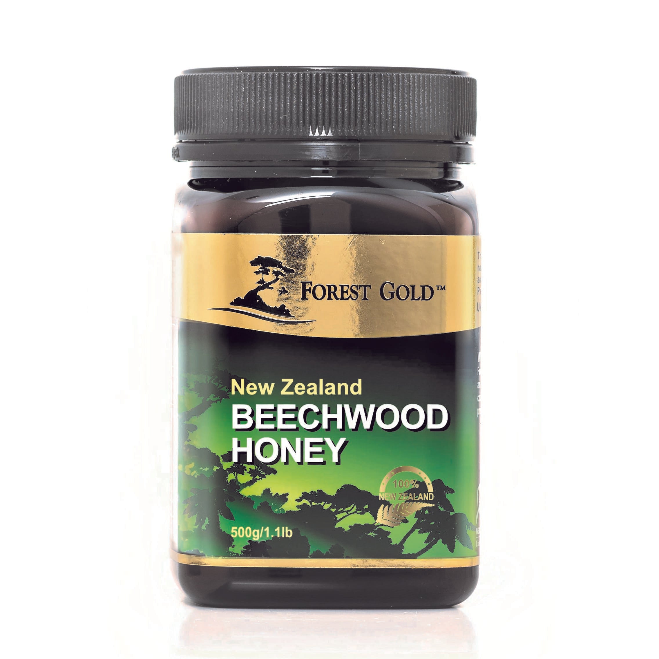 Forest Gold Beechwood Certified NZ Honey-500g Honey Organichub   