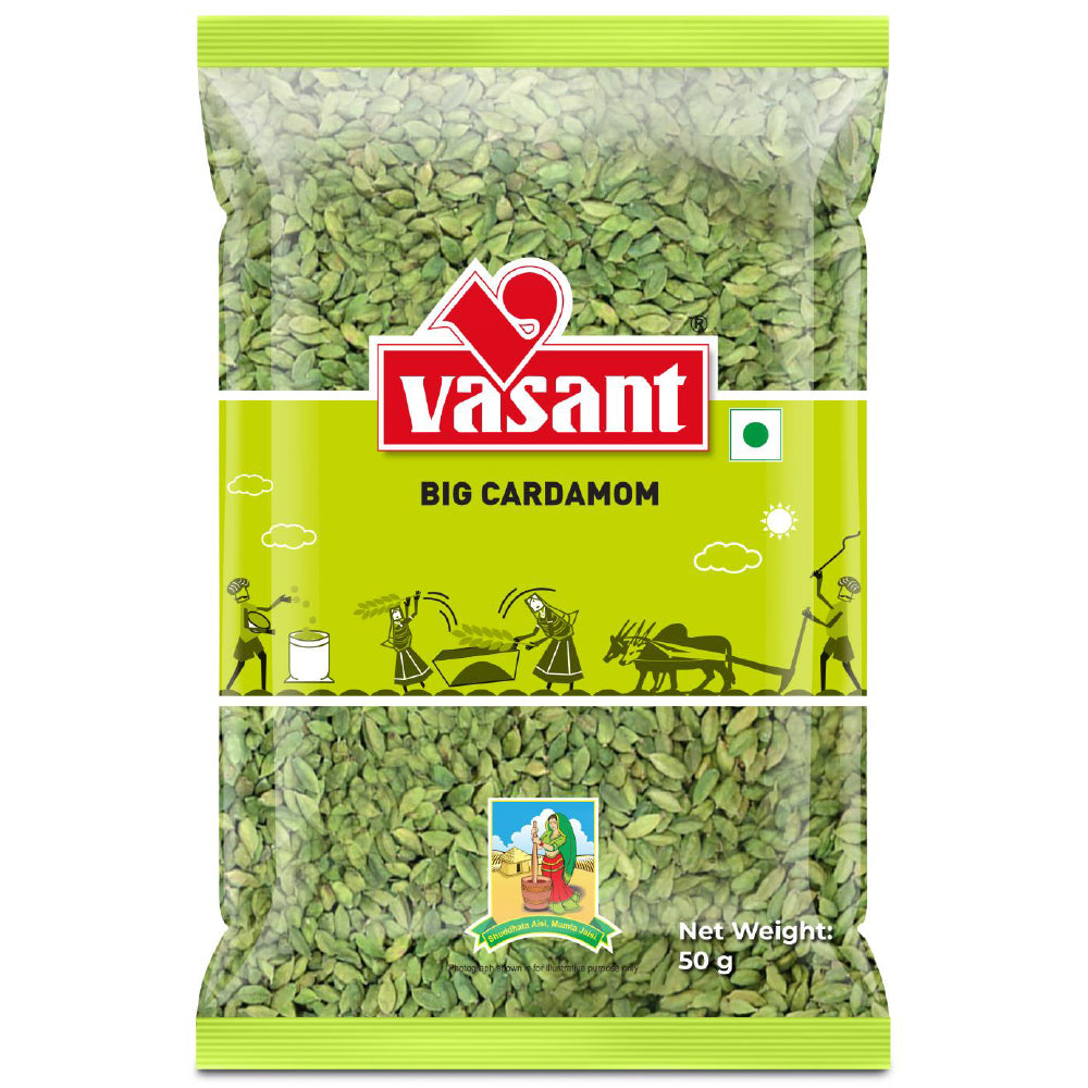 Vasant Pure Big Cardamom 50g Big Cardamom Organichub   