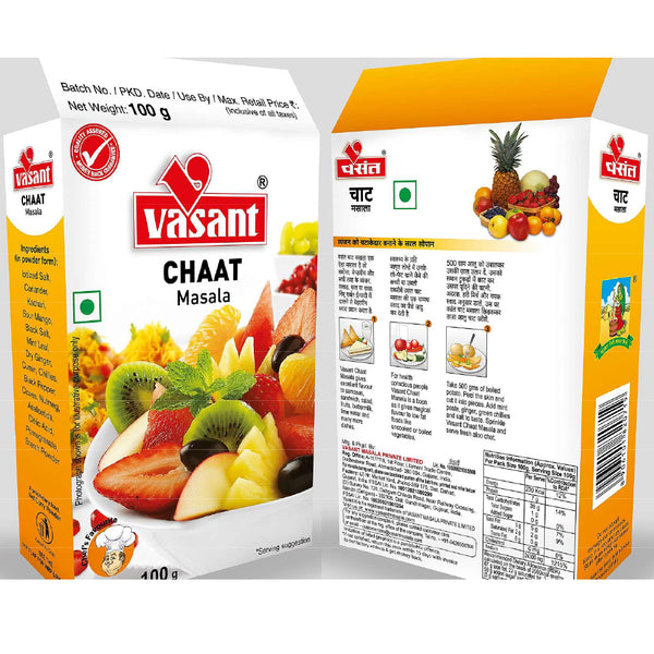Vasant Pure Chaat Masala 100g Chat Masala Organichub   