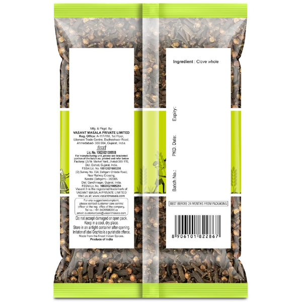 Vasant Pure Clove Whole 100g Clove Whole Organichub