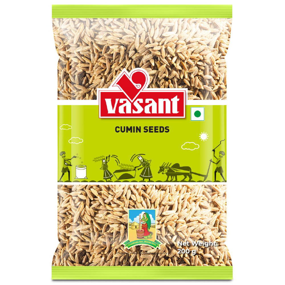 Vasant Pure Cumin Seeds 200g Cumin Seeds Organichub   