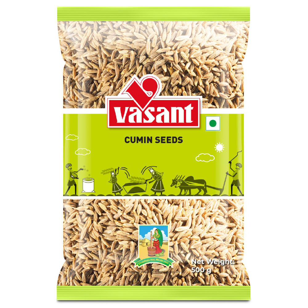 Vasant Pure Cumin Seeds 500g Cumin Seeds Organichub   