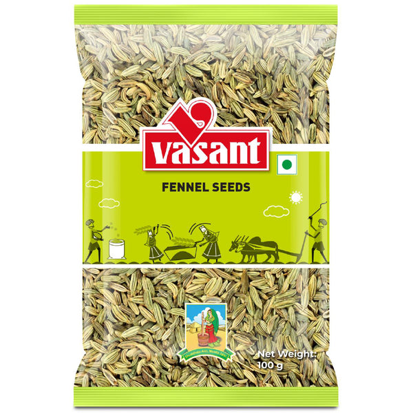 Vasant Pure Lakhnavi Fennal Seeds  100g seeds Organichub   