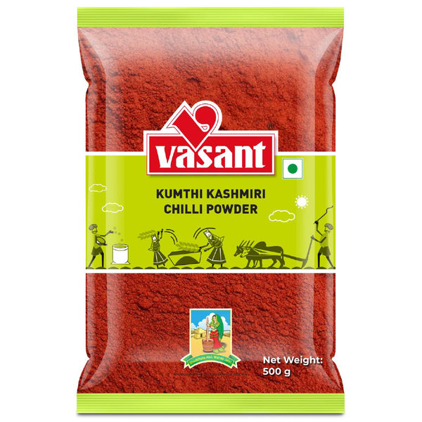 Vasant Pure Kumthi Kashmiri Chilli Powder 500g chilli Powder Organichub