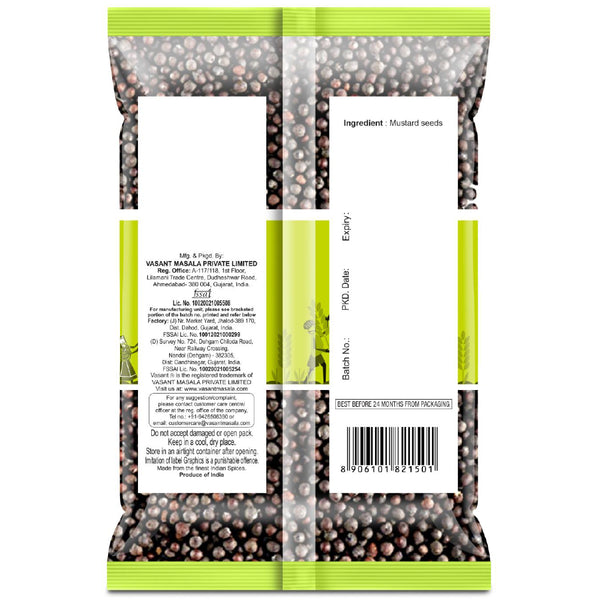 Vasant Pure Mustard Seeds 100g seeds Organichub   