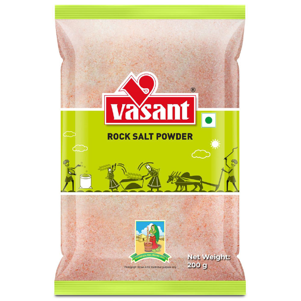 Vasant Pure Rock Salt Powder 200g Powder Organichub   