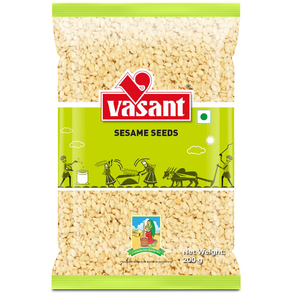 Vasant Pure Sesame Seeds 200g seeds Organichub   