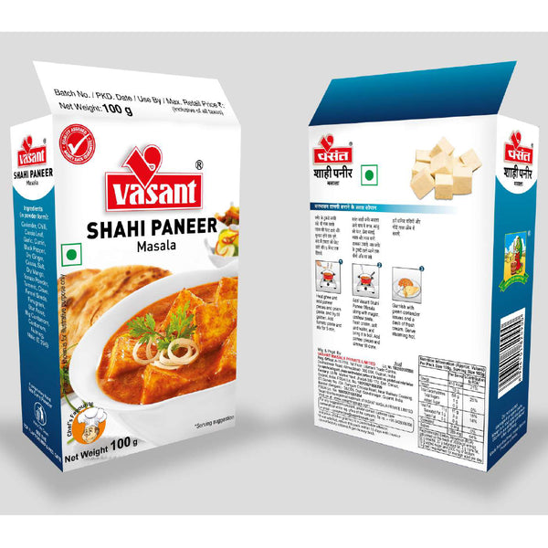 Vasant Pure Shahi Paneer Masala 100g Shahi Paneer Masala Organichub   