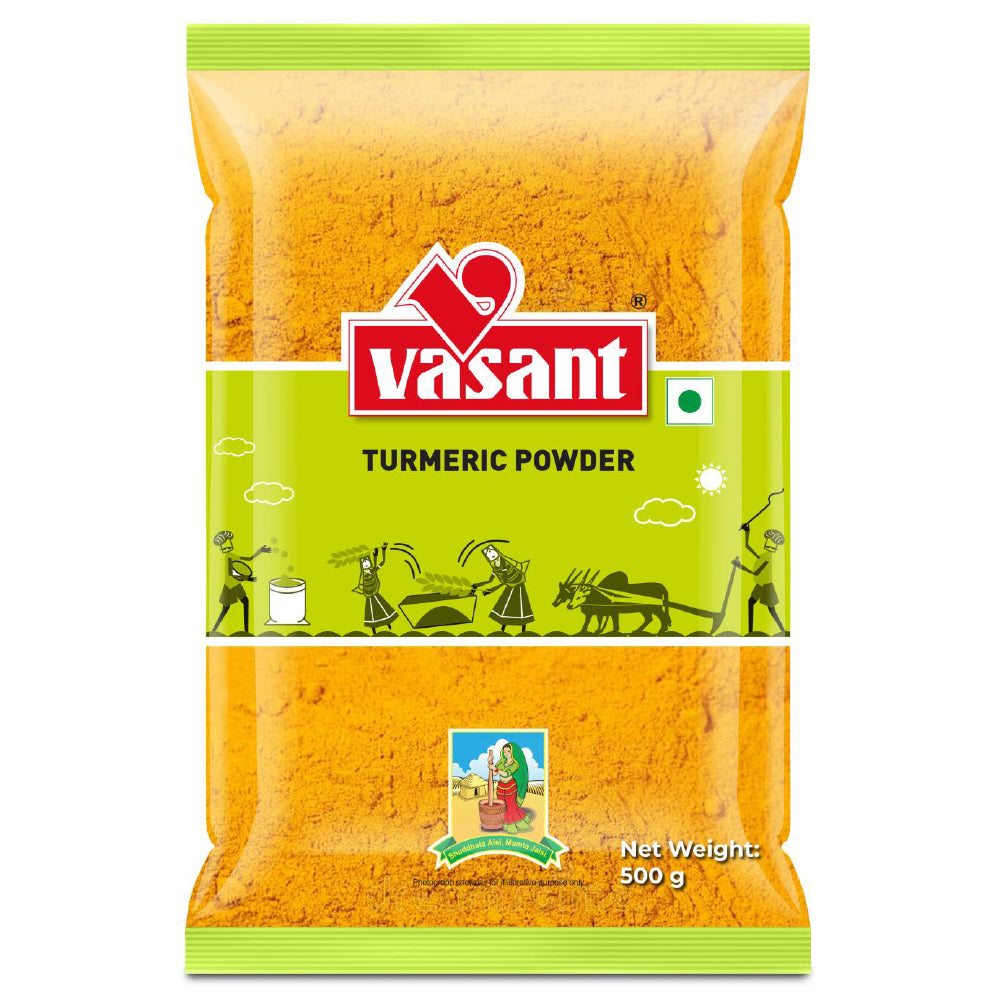 Vasant Pure Turmeric Powder 500g herbs Organichub   