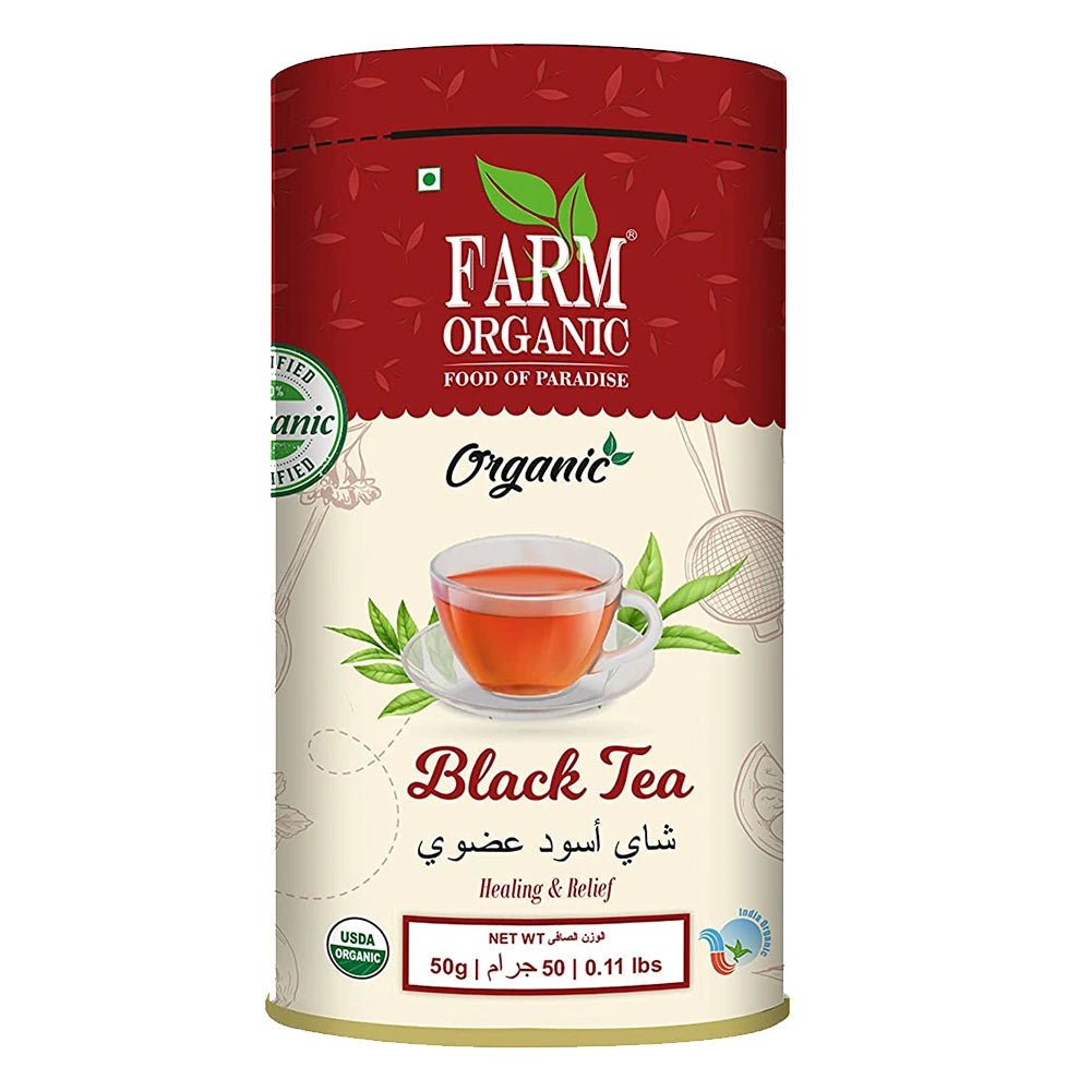 Farm Organic Gluten Free Black Tea - 50g Tea Organichub   