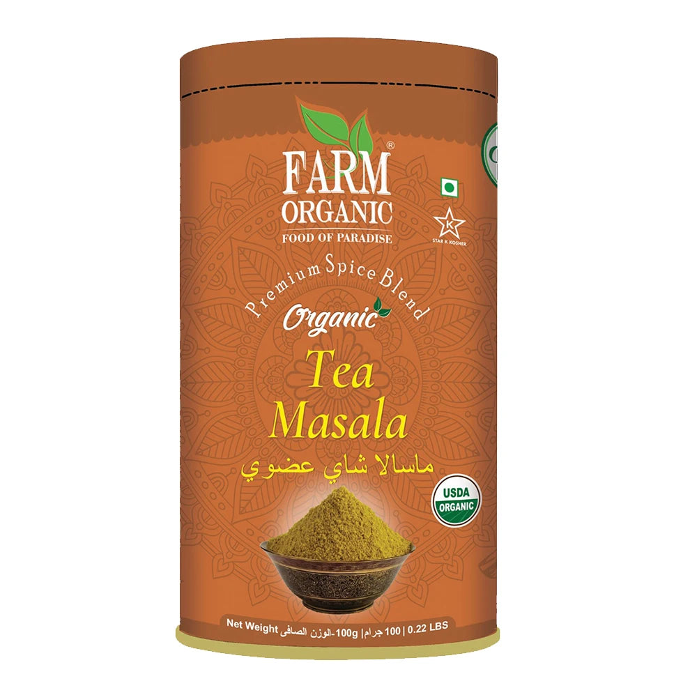Farm Organic Gluten Free Tea/ Chai Masala - 100g tea masala Organichub   